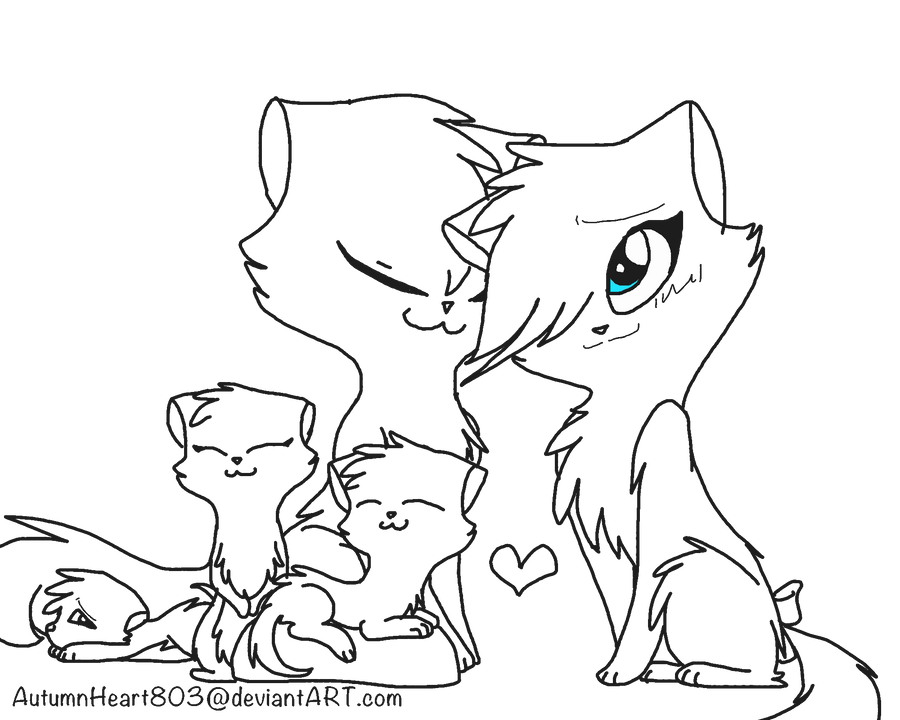 warrior cats coloring pages love - photo #19