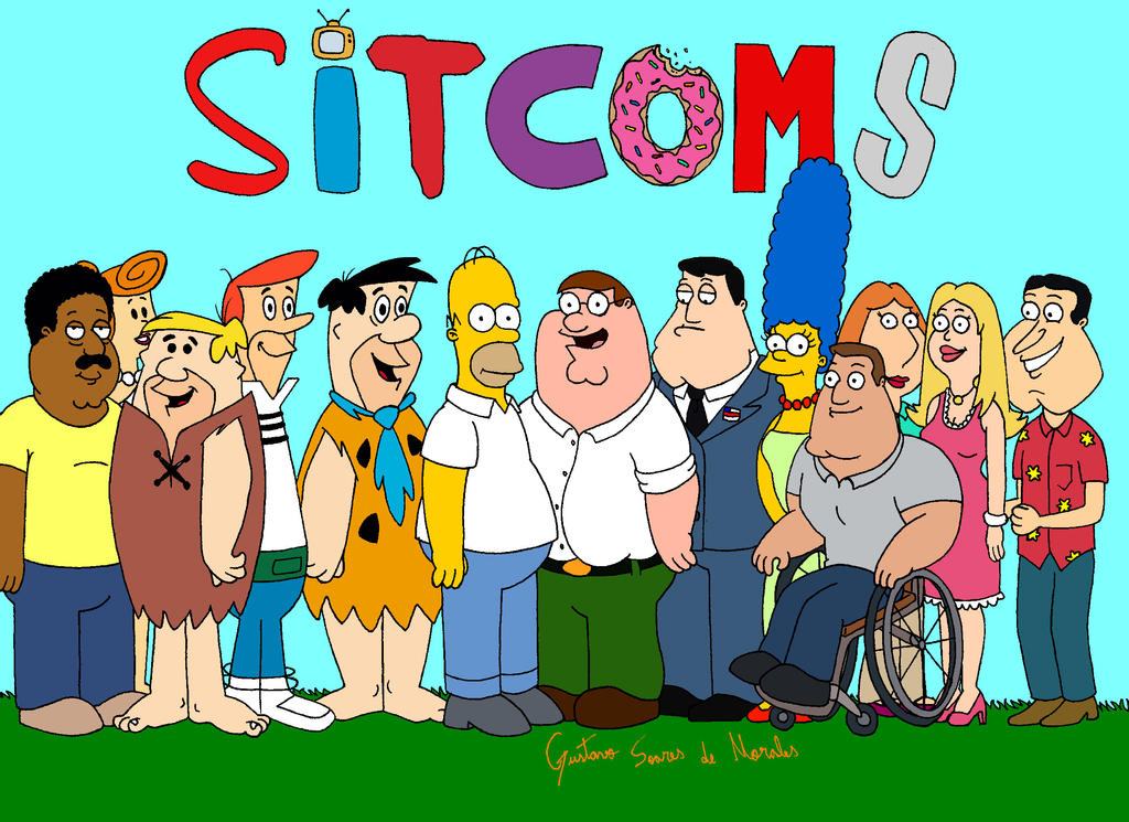 sitcoms_by_gustavomorales-d5fl1nl