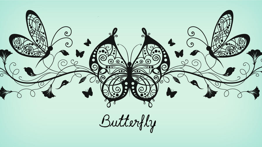 Butterfly wallpaper by AlondraPass on DeviantArt