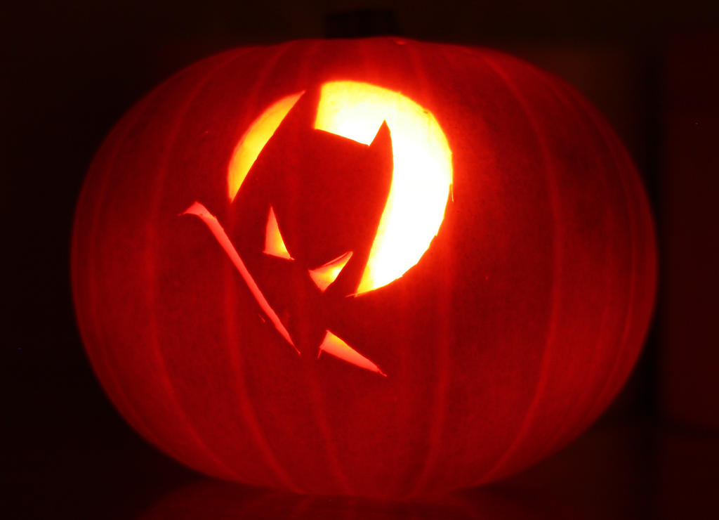 Batman Pumpkin Template Batman symbol pumpkin