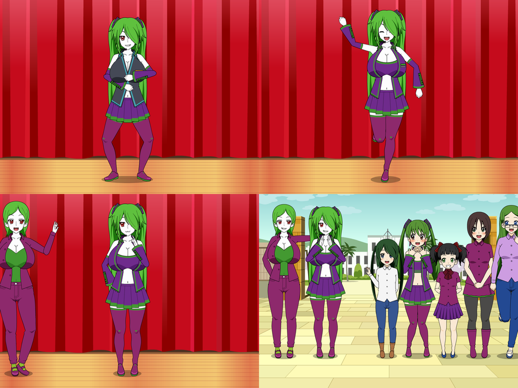 Jokerized Sakura Haruno Before and After