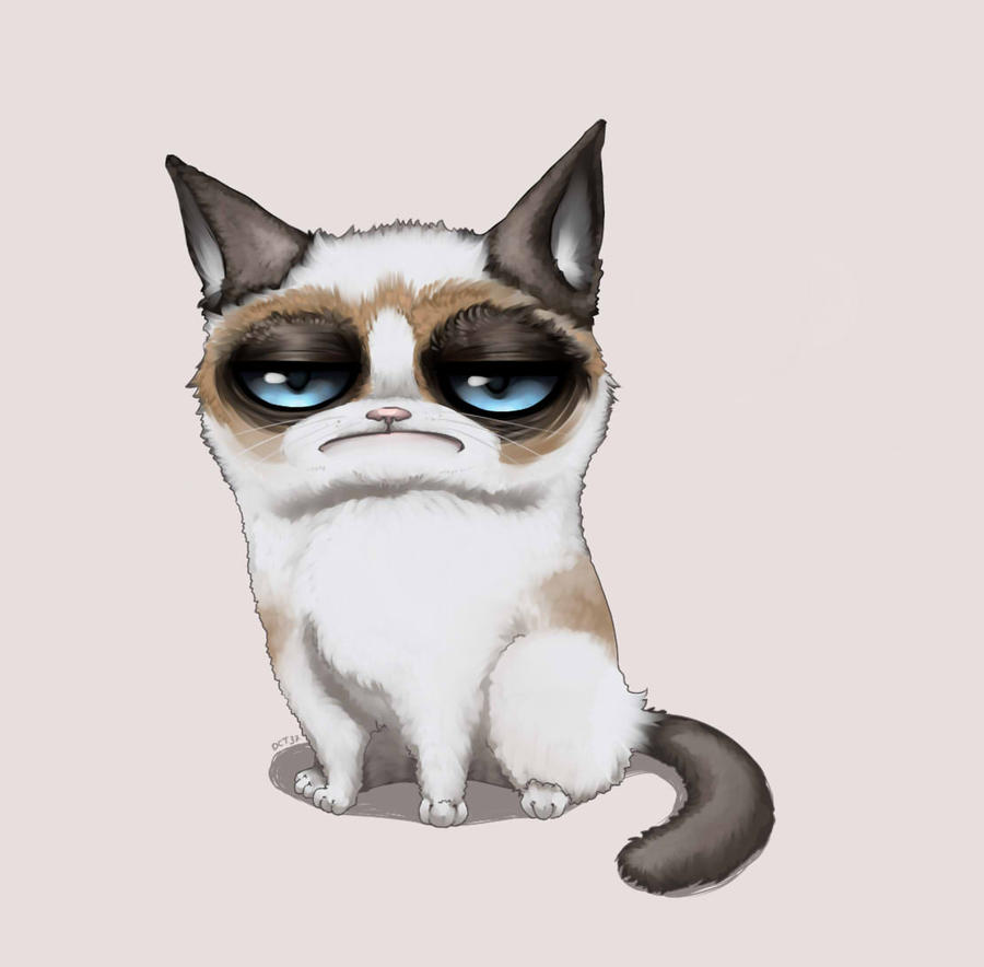 Grumpy cat by Octopus37 on DeviantArt