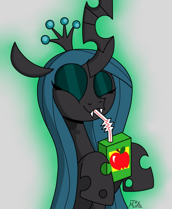 chrysalis_sipping_juice_by_theunicornlor