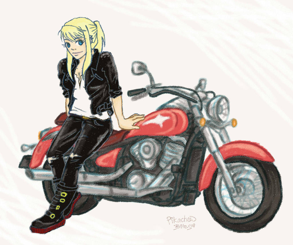 Download this Biker Chick Kmchin picture