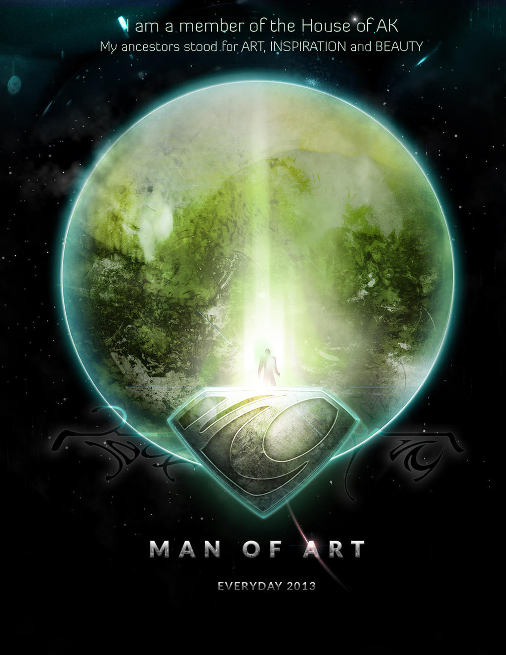 Man of Art Poster