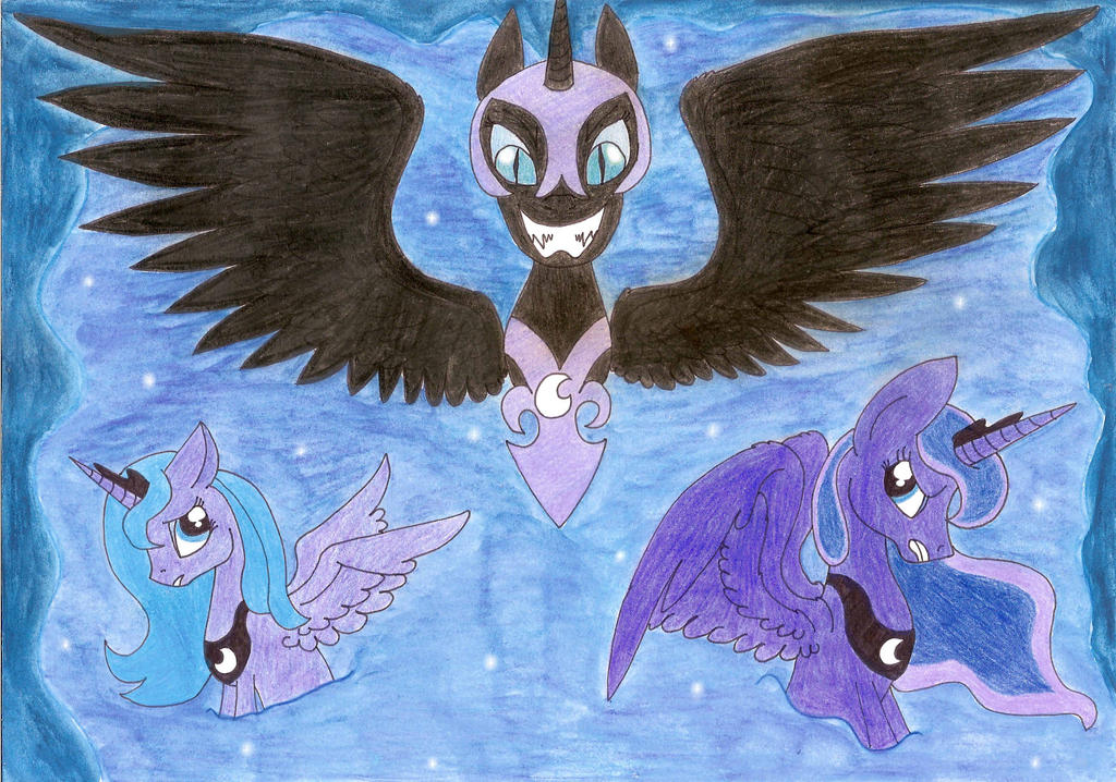 three_faces_of_princess_luna_by_estheren