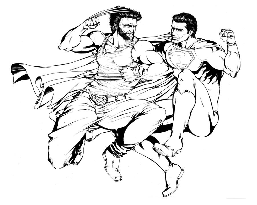 dc comics hard coloring pages - photo #24