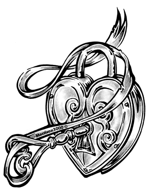 padlock coloring pages - photo #45