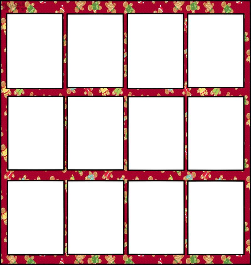 12 days of christmas template by lilacalosa on deviantART