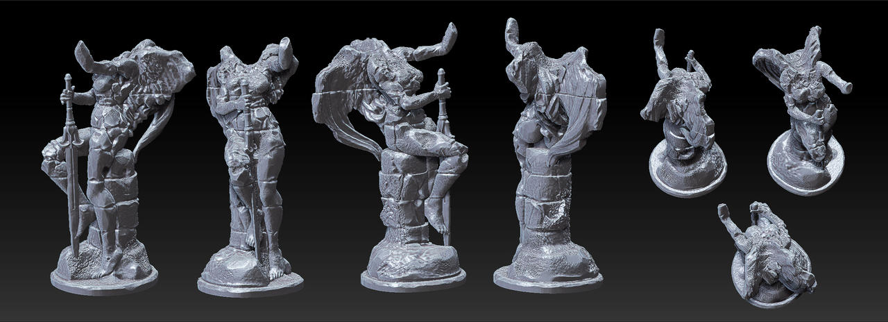 heroquest_25th_scenery__statue_by_zelldw