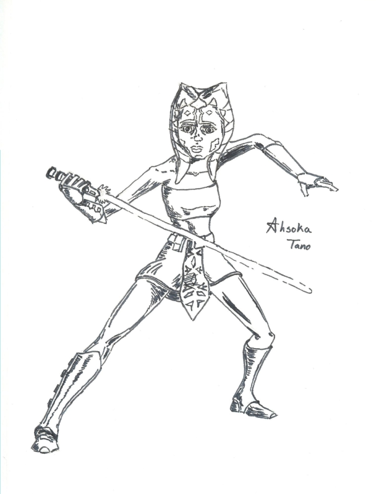 padme clone wars coloring pages - photo #49