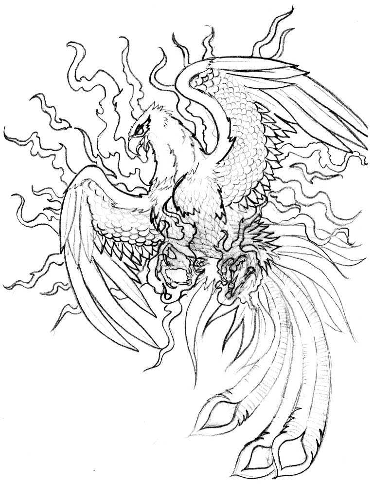 phoenix tattoo by dvampyrelestat on deviantART