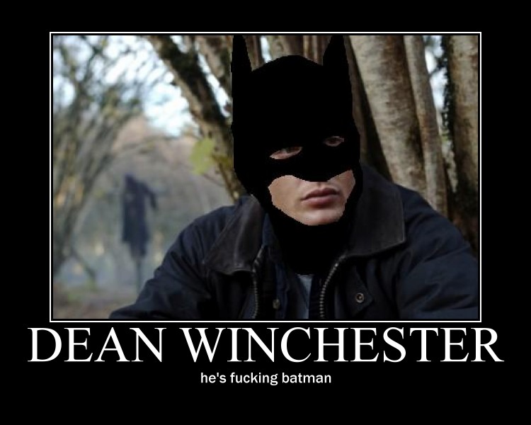 dean winchester is batman by themindbowler on deviantART