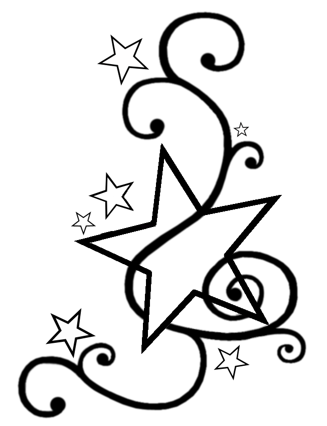 Star Tattoo Template by ~DarkHaiiro on deviantART