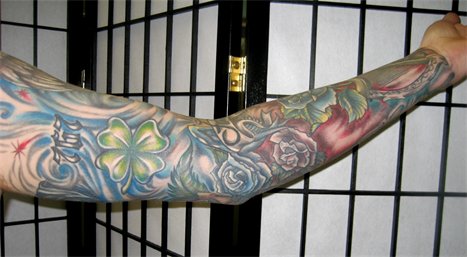 color sleeve - sleeve tattoo