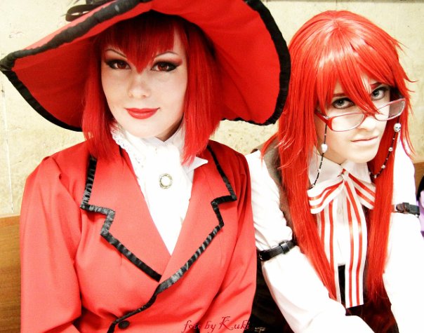 Madame Red and Grell by Anatyan on deviantART