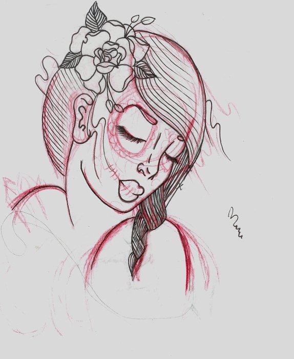 day of dead girl pictures. day of the dead girl sketch 2