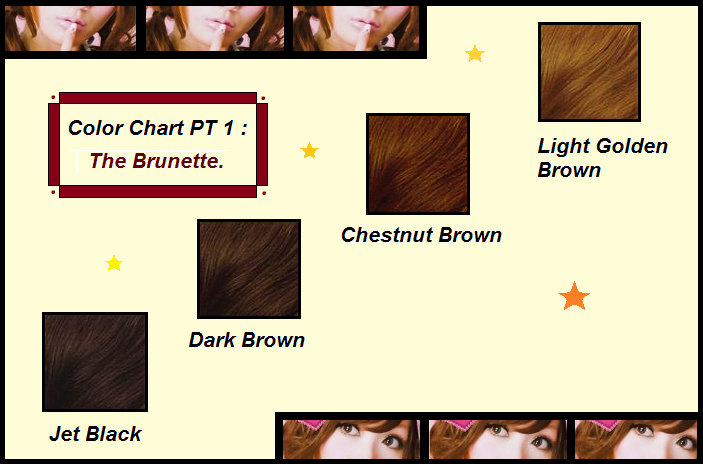 Brunette Hair; Right Hair Color for You; Red Hair Color Chart; Caramel Hair Color. Loreal Brunette hair color chart: Light Ash Brown: Loreal Light Golden 