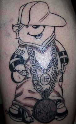 Winnie Pooh Tattoos on Gangsta Winnie Da Pooh By  Squigglepoof On Deviantart