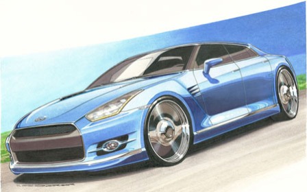 2011 Nissan Skyline GT-R Wallpaper > 3D wallpaper > 3 Dimensional