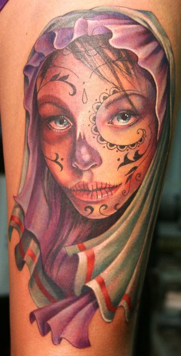 day of dead girl tattoo pictures. Gypsy Girl Tattoo. gypsy girl