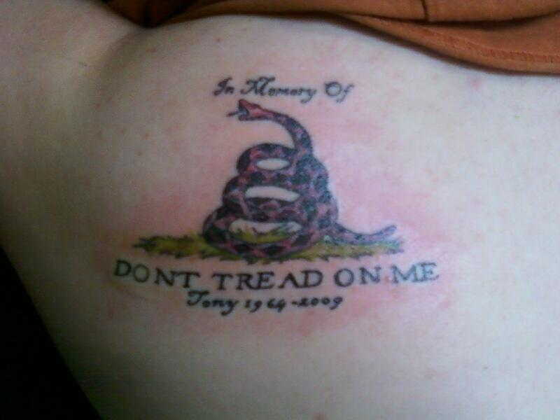 Don't Tread On Me Tattoo by MagesGF on DeviantArt