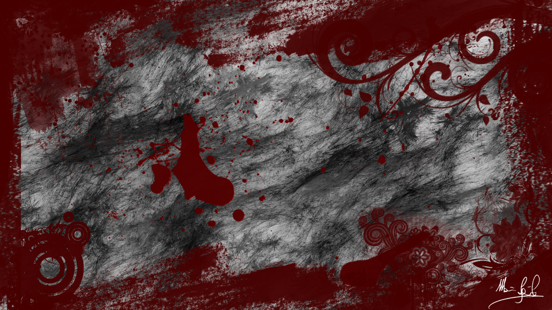 Blood Wallpaper By Theartofdarkness On Deviantart HD Wallpapers Download Free Images Wallpaper [wallpaper981.blogspot.com]