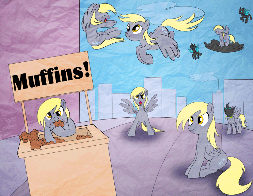 Changling Derpy by bunnimation