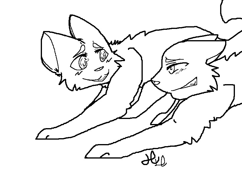 warrior cats coloring pages love - photo #9