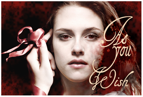 Story banner, Bella with red eyes