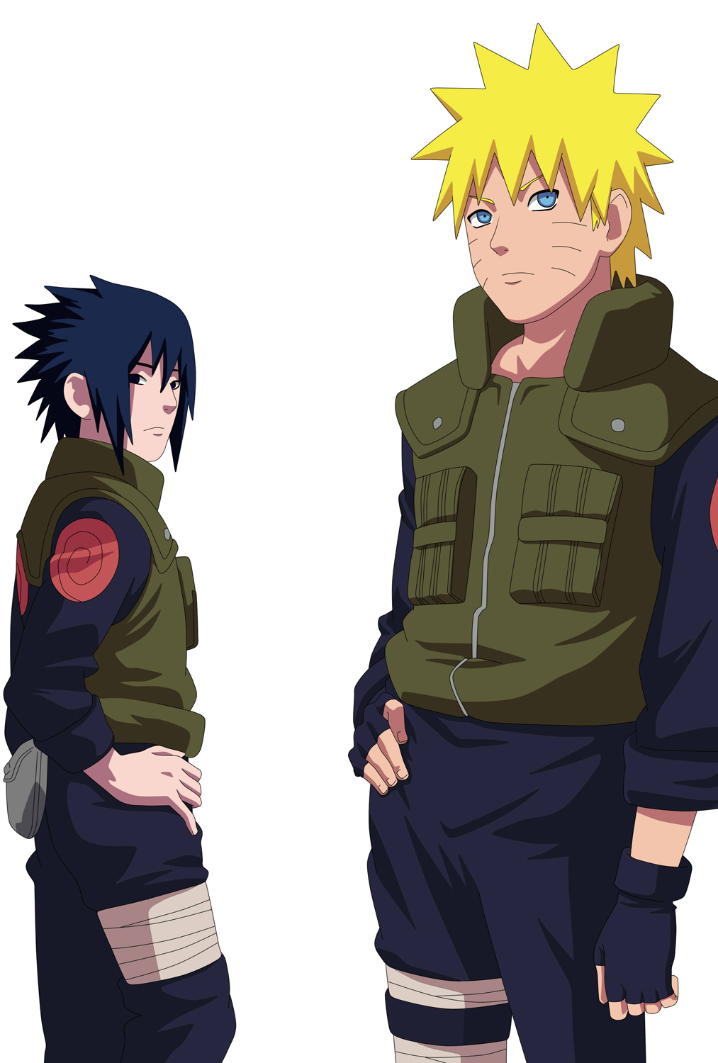 Naruto and Sasuke by kraddy07 on DeviantArt