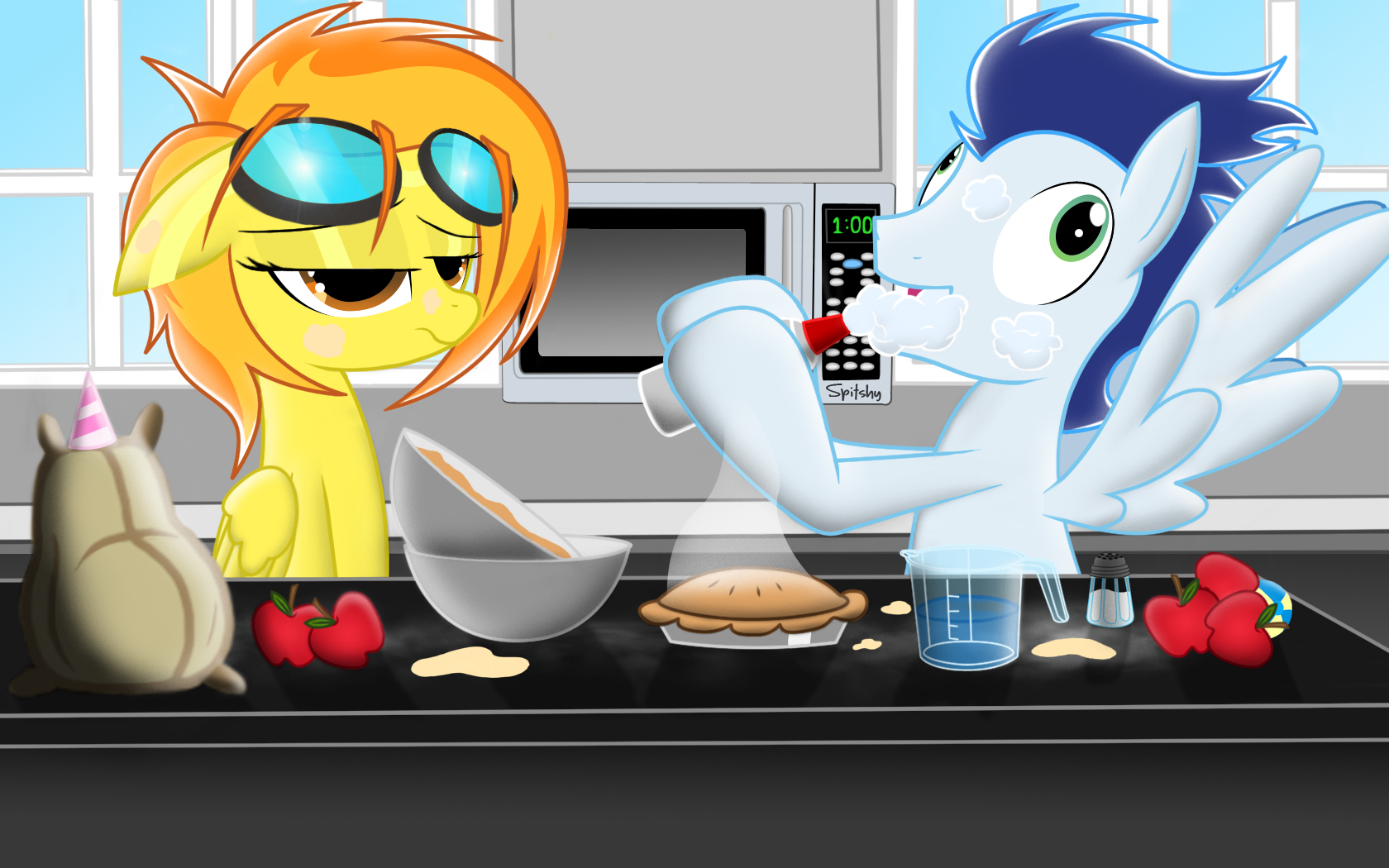 [Obrázek: spitfire_and_soarin_______cooking_a_pie_...63fxos.jpg]