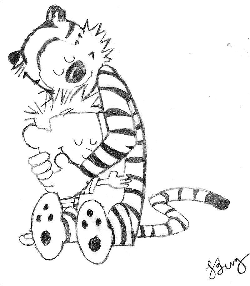 calvin hobbs coloring pages - photo #13