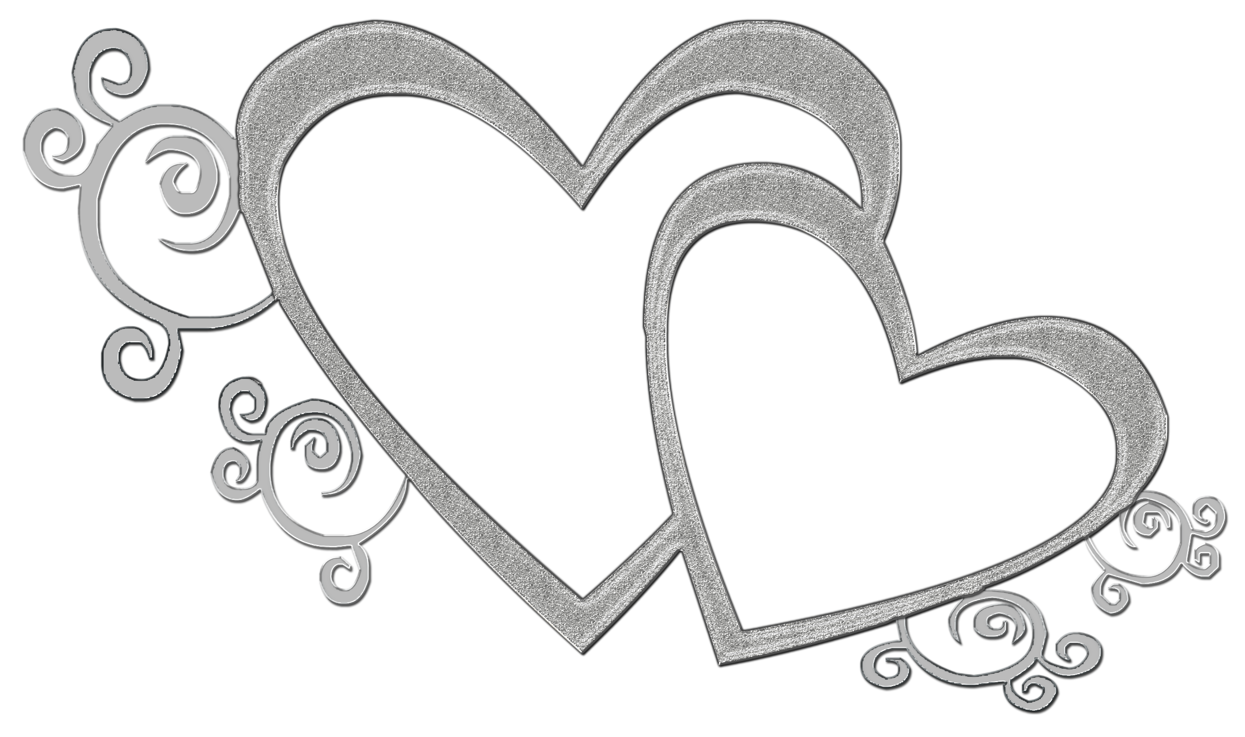 silver heart clip art free - photo #11