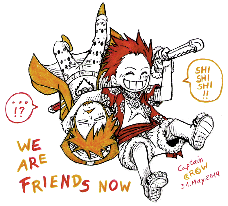 We are friends now by Captain--Ruffy
