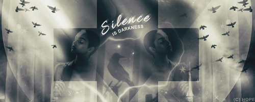Signature #9: Silence is darkness by Hope636