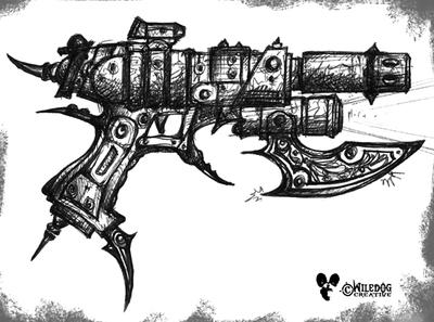 razor-gun by wiledog via DeviantArt