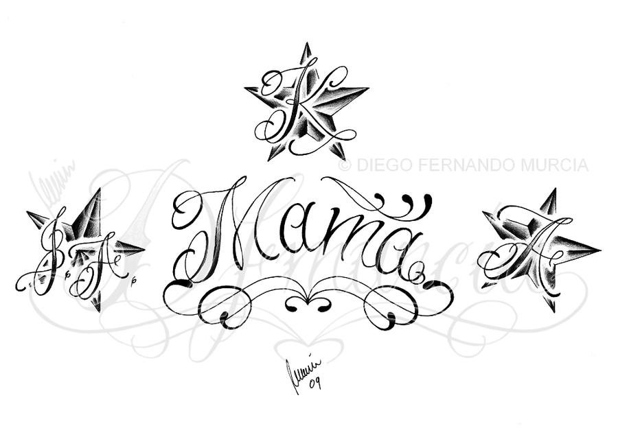Mama lettering by dfmurcia on deviantART