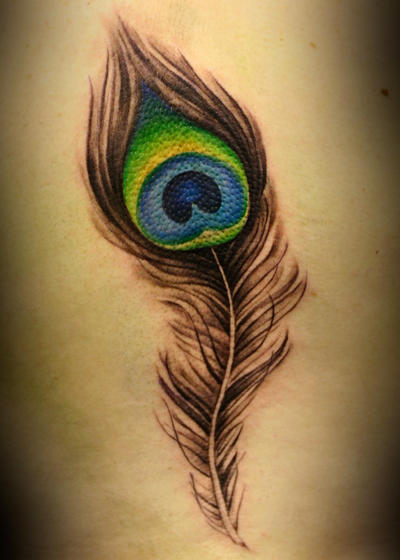 Peacock Feather Tattoo Design Picture 2
