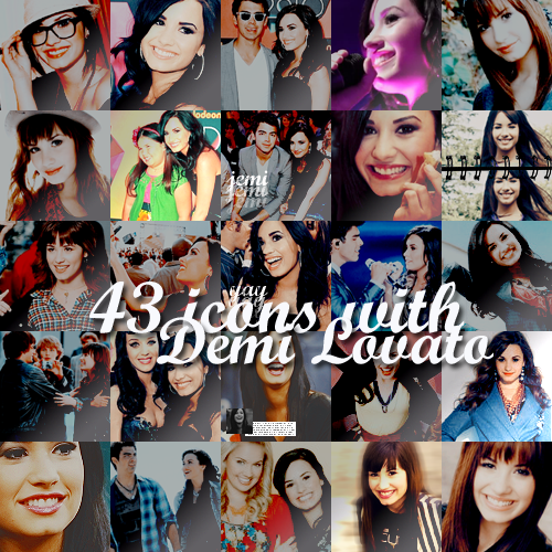 43 icons with Demi Lovato by shokobom94 on deviantART