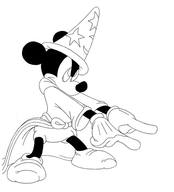 sorcerer mickey hat clipart - photo #40