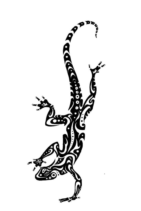 Lizard Tattoo Design pt