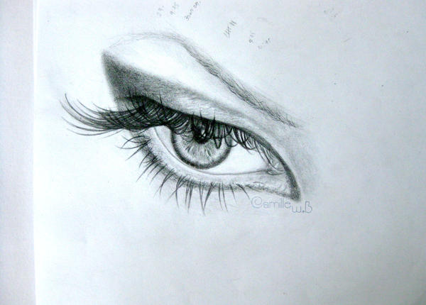 Eye drawing 2 by millybear on deviantART