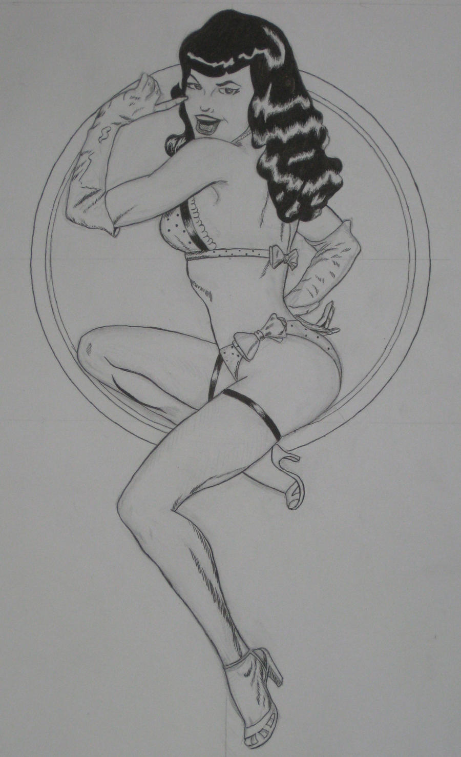 Bettie Page by Thumpasaurus