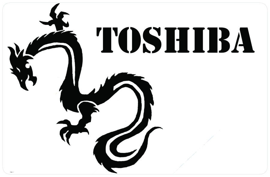 Dragon Stencil Skin Toshiba by Rookieboi on deviantART