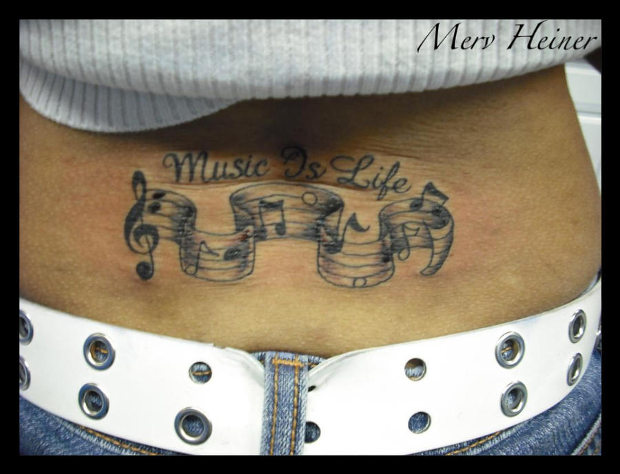 Music Is Life by InkBiteTattoos on deviantART music is life tattoo