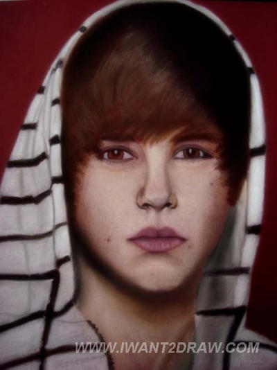justin bieber drawing step by step. justin bieber kissy face 2011.