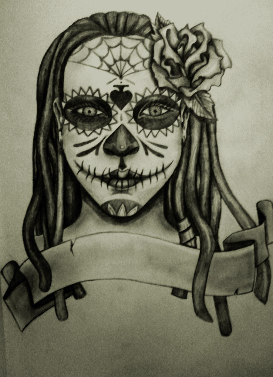 Mexican Skulls Drawings Art