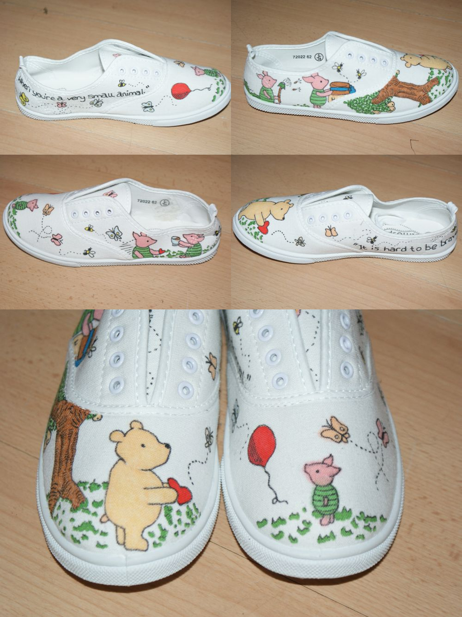 Classic Winnie the Pooh Shoes. by GratianGrime on DeviantArt