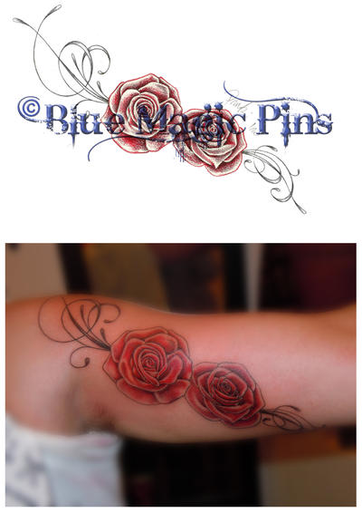 Fantasy Roses | Flower Tattoo